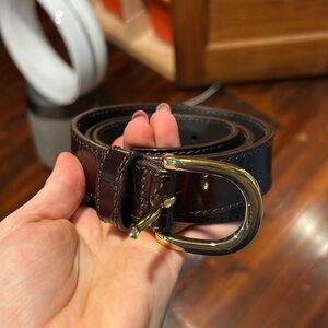 Jcrew croc brown belt. Size XL.